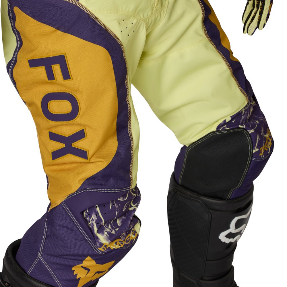 FOX 180 IMAGE PRINT Motocross Hose Pear Gelb