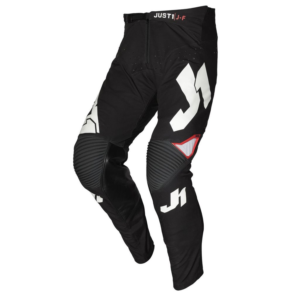 JUST1 J-Flex Kinder Motocross Hose Aria schwarz weiss JUST1 J-Flex Kinder Motocross Hose Aria schwarz weiss
