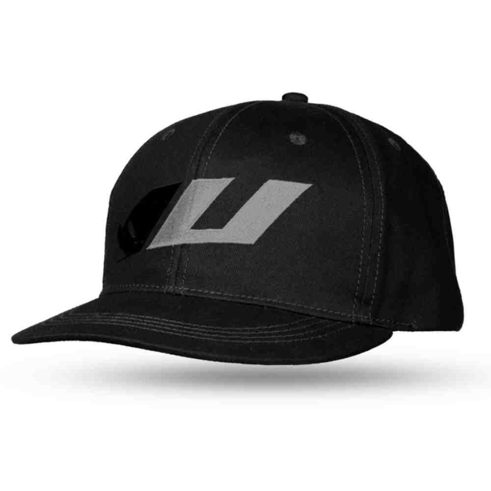UFO Kappe schwarz weiss logo