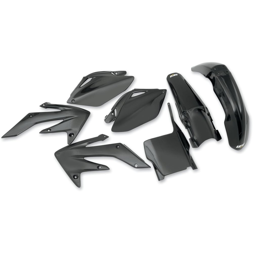 UFO Komplettes Karosserie-Kit Plastikteile Honda CRF250 06-07 schwarz