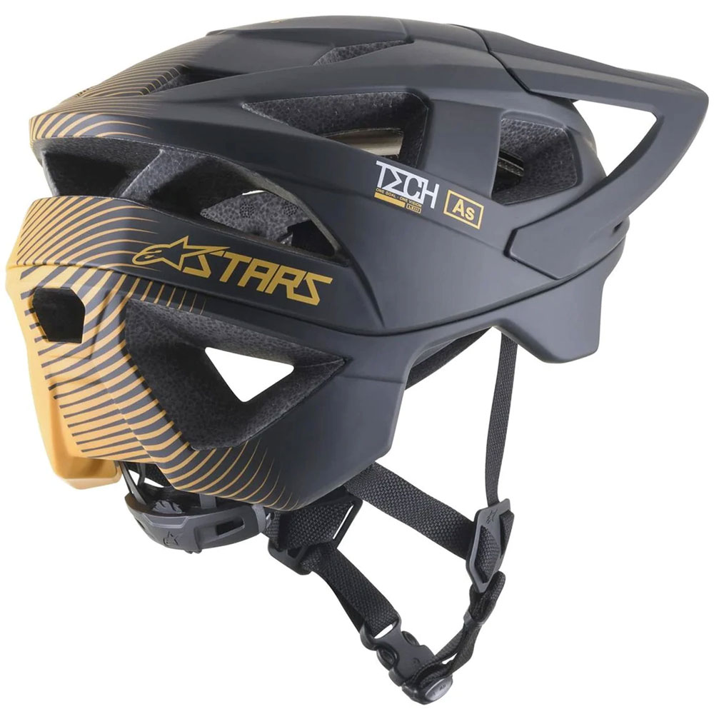 ALPINESTARS Vector Pro A2 MTB Helm schwarz tang ALPINESTARS Vector Pro A2 MTB Helm schwarz tang