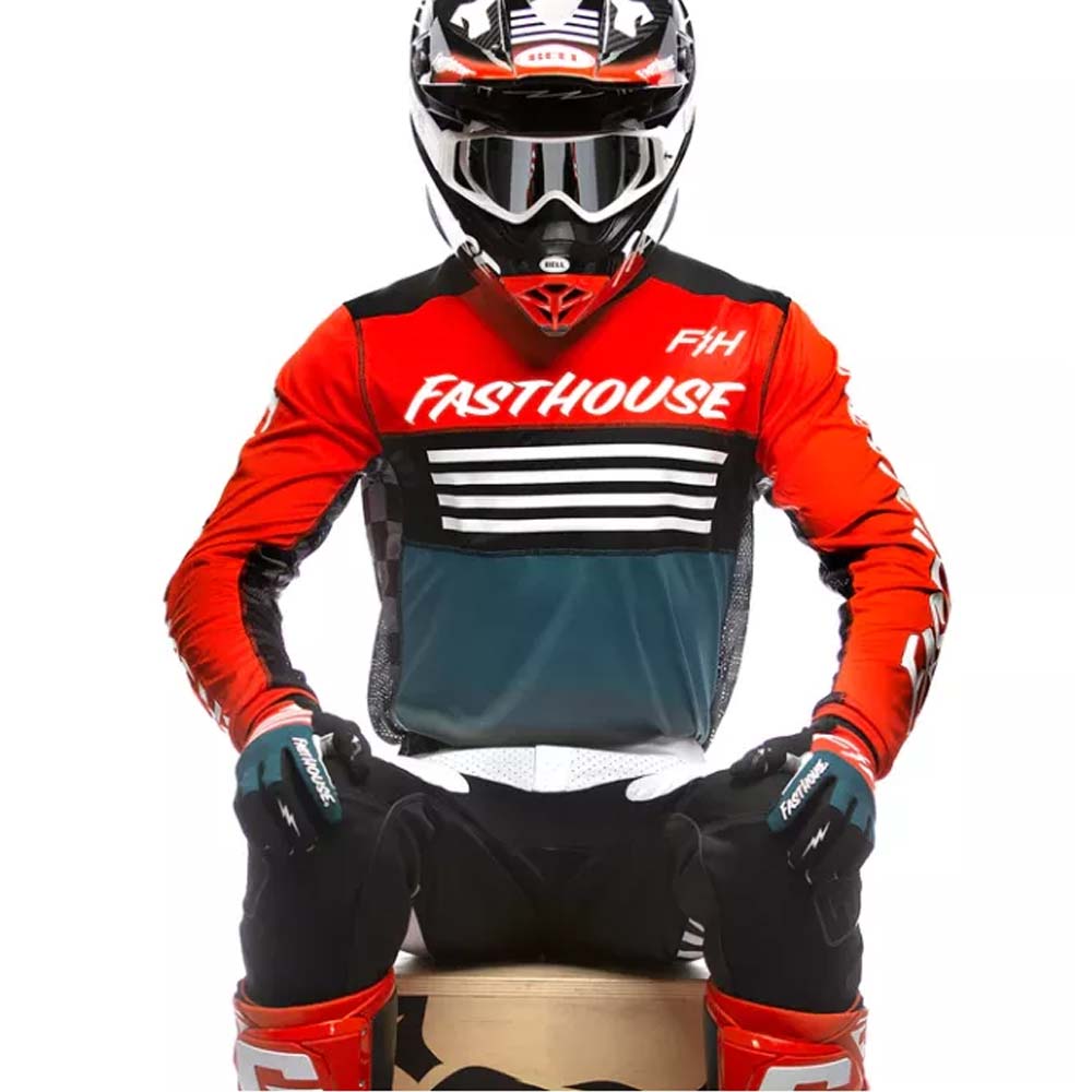FASTHOUSE Grindhouse Omega Jersey rot weiss blau FASTHOUSE Grindhouse Omega Jersey rot weiss blau