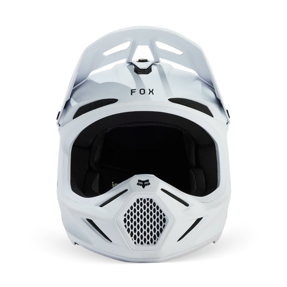 FOX YOUTH V3 SOLID HELMET Motocross Helm für Kinder Matt Weiss