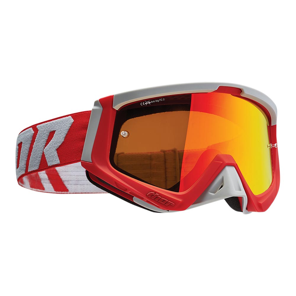 THOR Sniper Brille rot grau rot verspiegelt