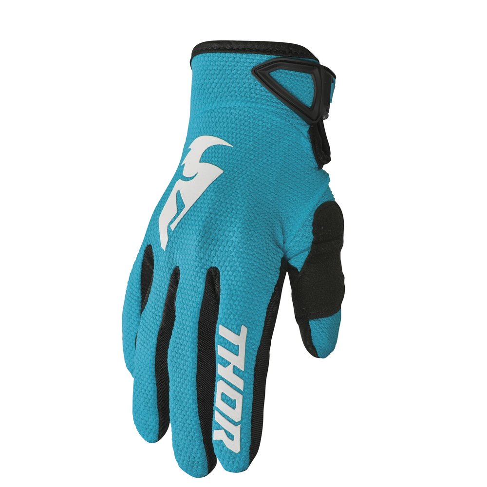 THOR Sector Women Frauen Handschuhe blau weiss