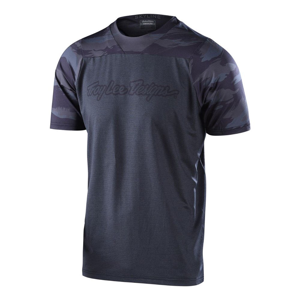 TROY LEE DESIGNS Skyline kurzärmliges MTB Jersey camo schwarz TROY LEE DESIGNS Skyline kurzärmliges MTB Jersey camo schwarz