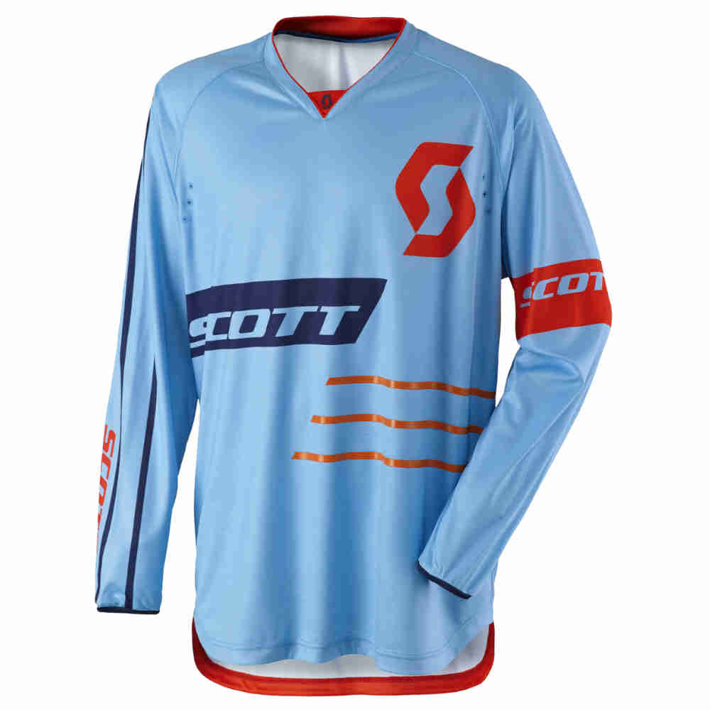 SCOTT 350 Dirt Jersey blau orange SCOTT 350 Dirt Jersey blau orange