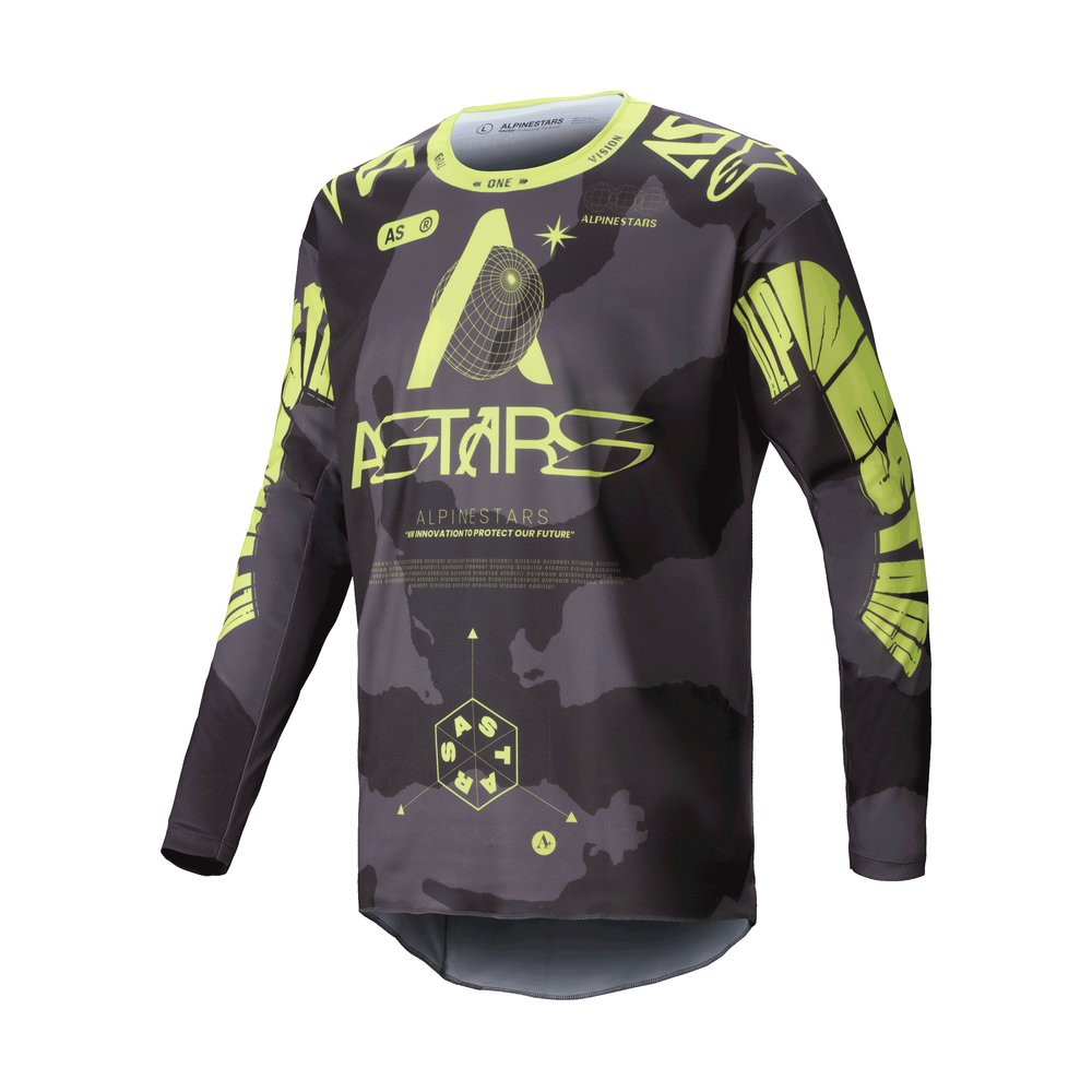 ALPINESTARS Racer Hollow Jersey camo gelb ALPINESTARS Racer Hollow Jersey camo gelb