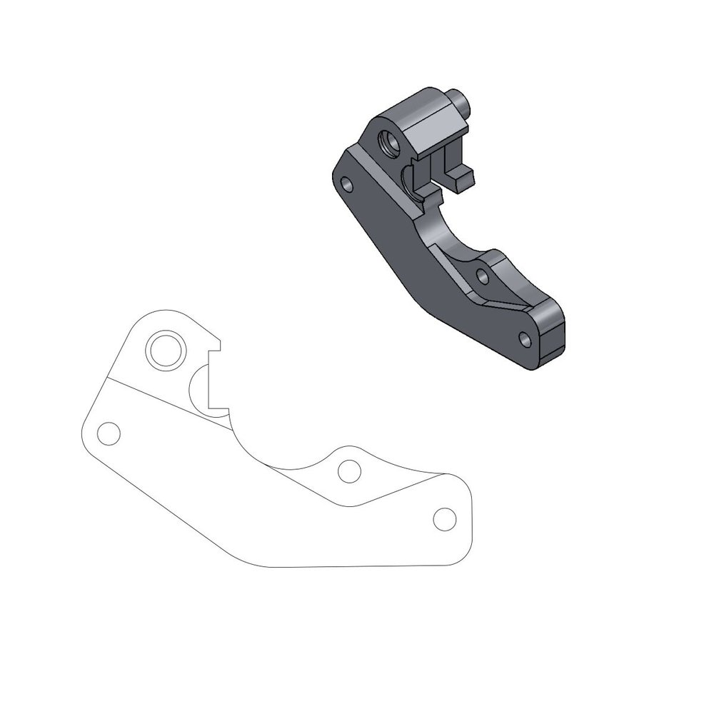 MOTO-MASTER Adapterhalterung 270mm MOTO-MASTER Adapterhalterung 270mm