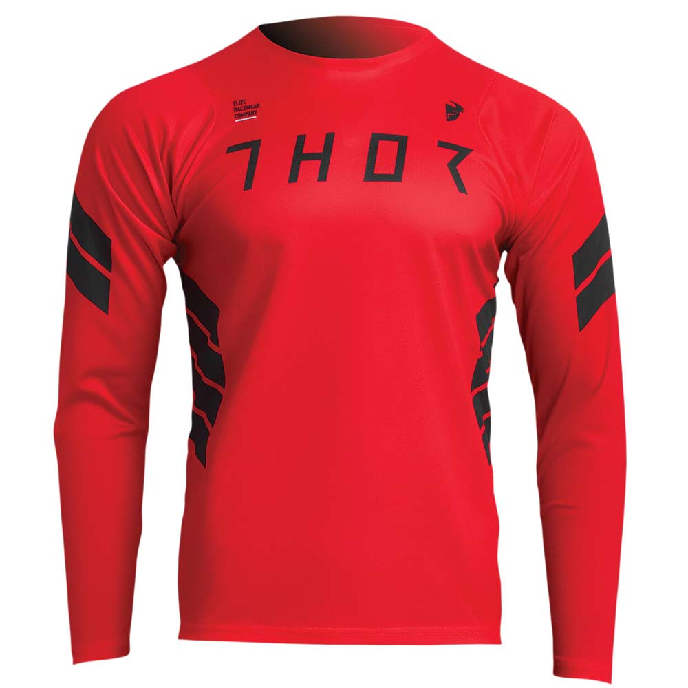 THOR Assist Sting langärmliges MTB Jersey sting rot