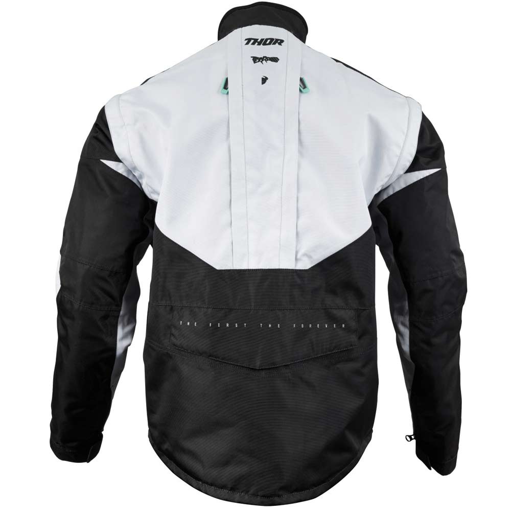THOR Terrain Motocross Jacke weiss schwarz THOR Terrain Motocross Jacke weiss schwarz
