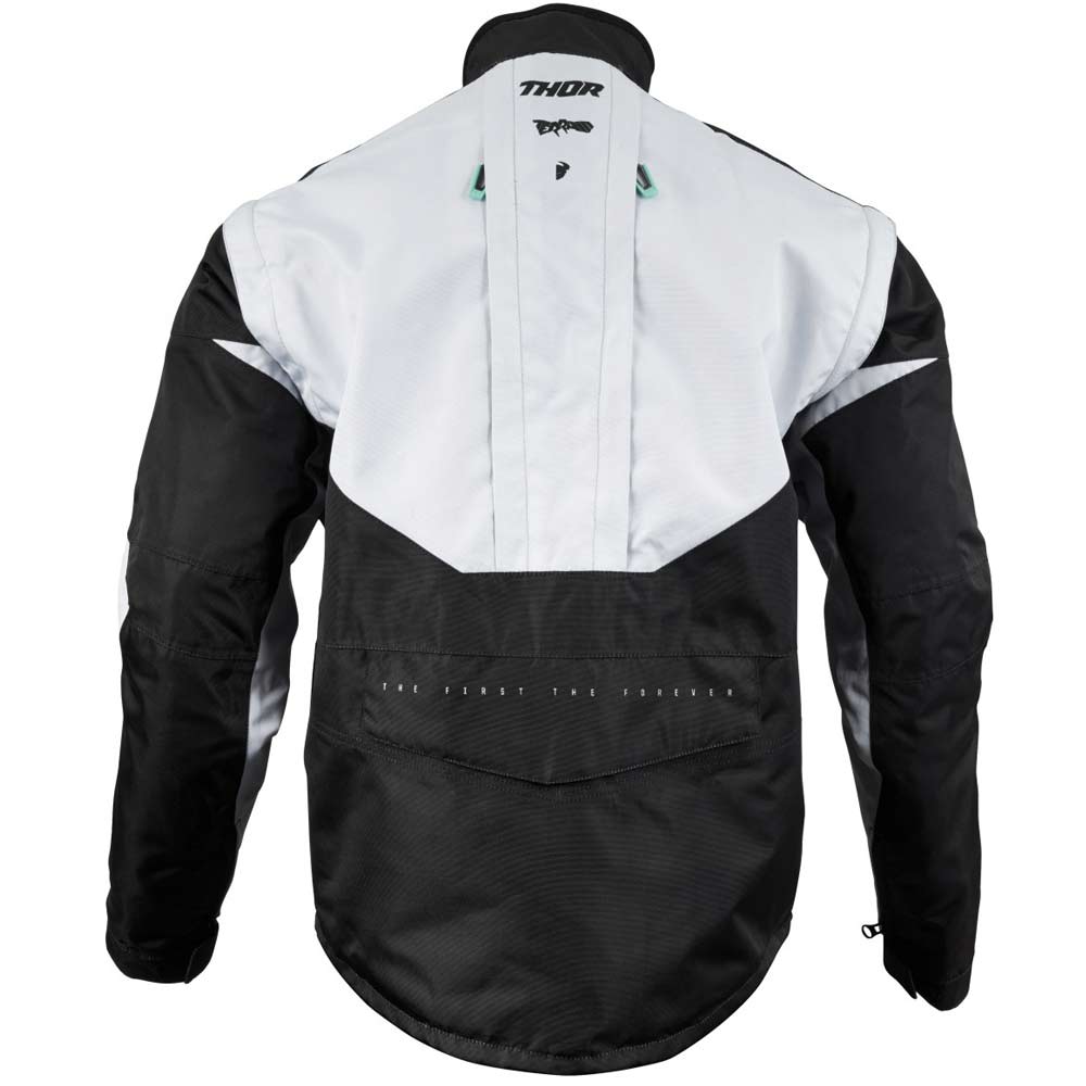 THOR Terrain Motocross Jacke weiss schwarz