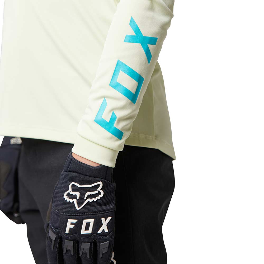 FOX Ranger Youth langärmliges MTB Jersey Kinder sea spray