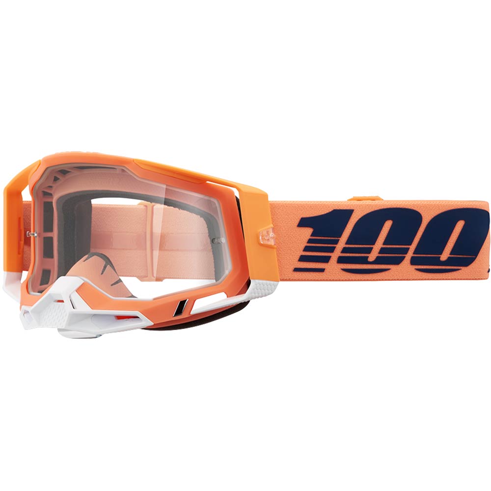 100% Racecraft 2 Coral Brille klar