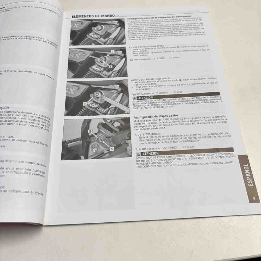 KTM 85 SX 2006 321171es Motorrad-Handbuch gebraucht