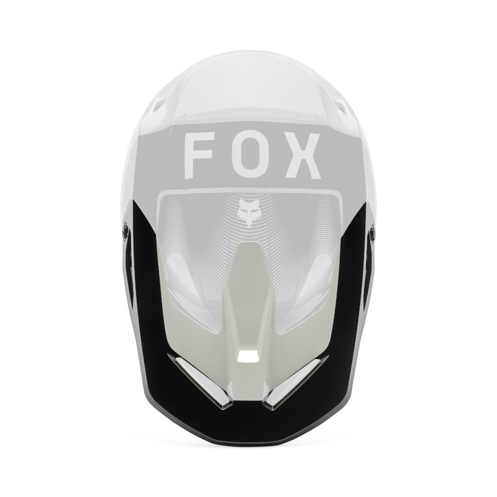 FOX YOUTH V1 HELMET Helmschirm - COLLECT Grau/Gelb