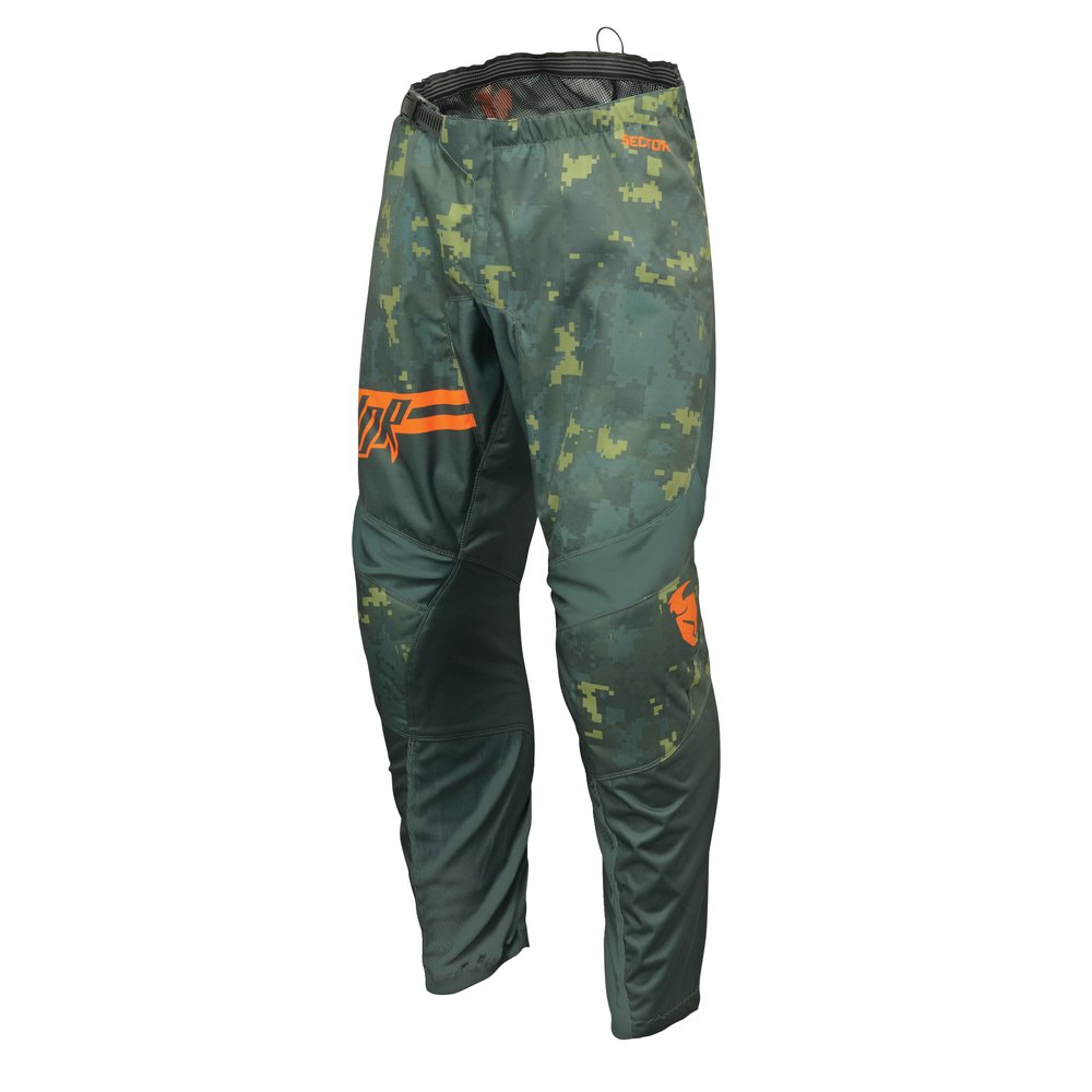 THOR Sector Digi Motocross Hose grün camo THOR Sector Digi Motocross Hose grün camo