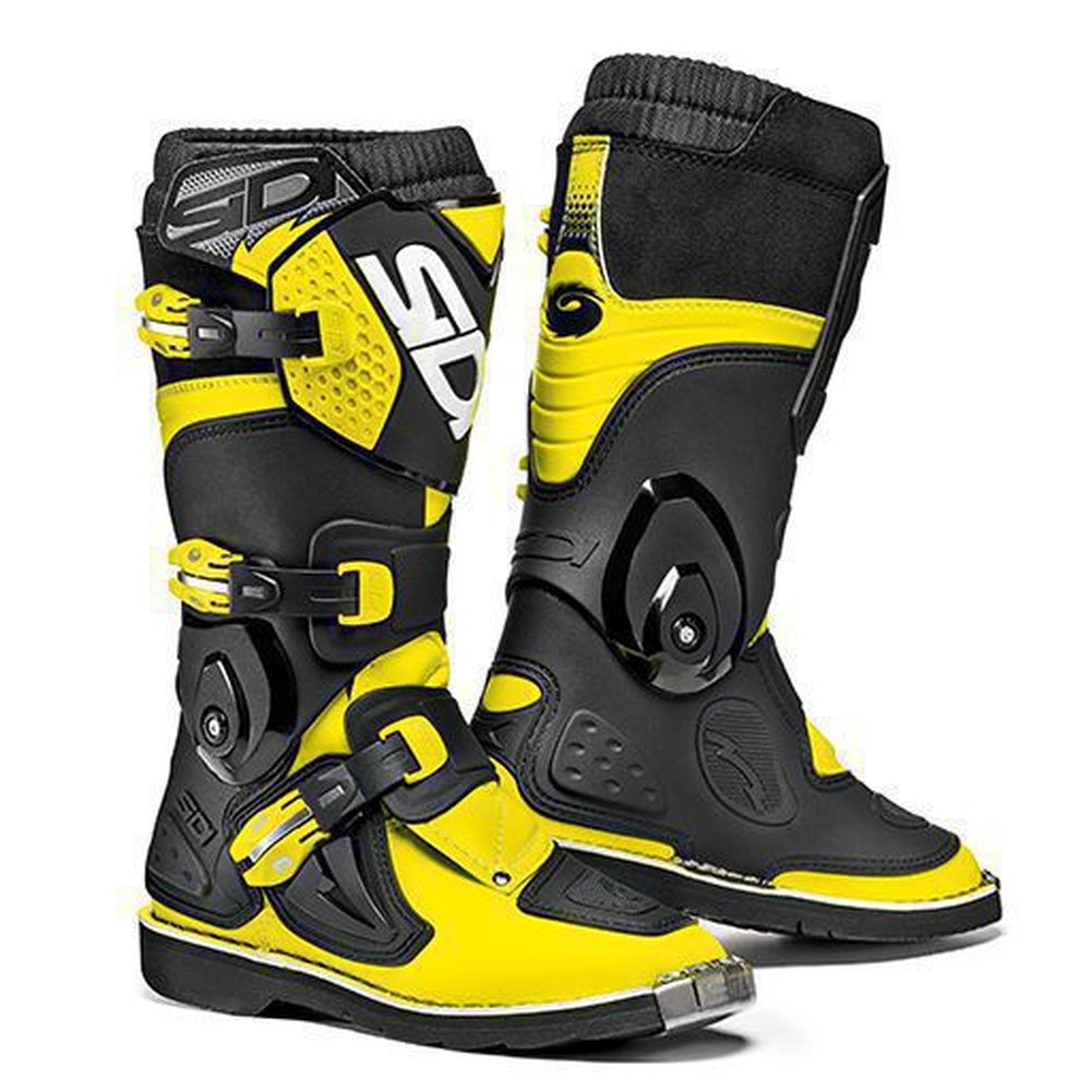 SIDI Flame Motocross Stiefel schwarz gelb