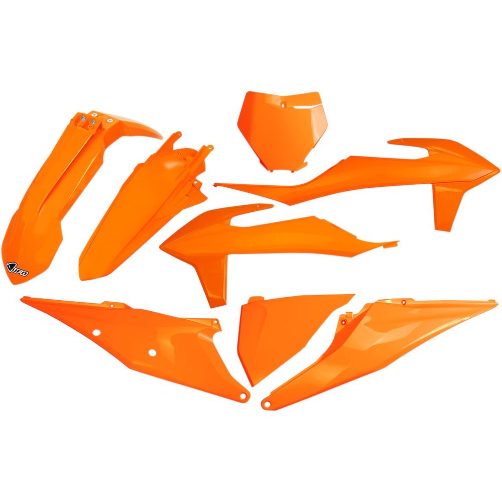 UFO Komplettes Karosserie-Kit Plastikteile passend für KTM SX/SXF 19-22 orange UFO Komplettes Karosserie-Kit Plastikteile passend für KTM SX/SXF 19-22 orange