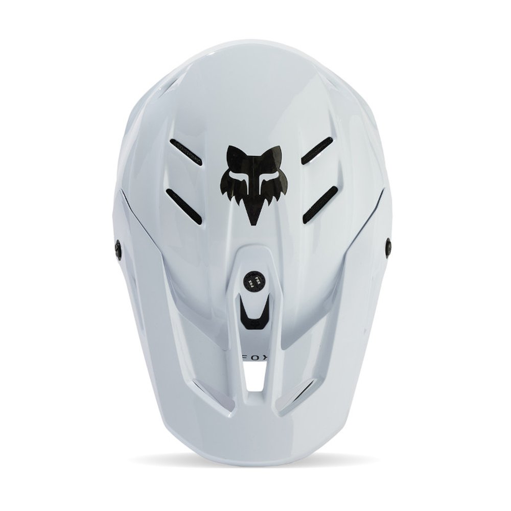 FOX V3 RS CARBON SOLID Motocross Helm Weiss