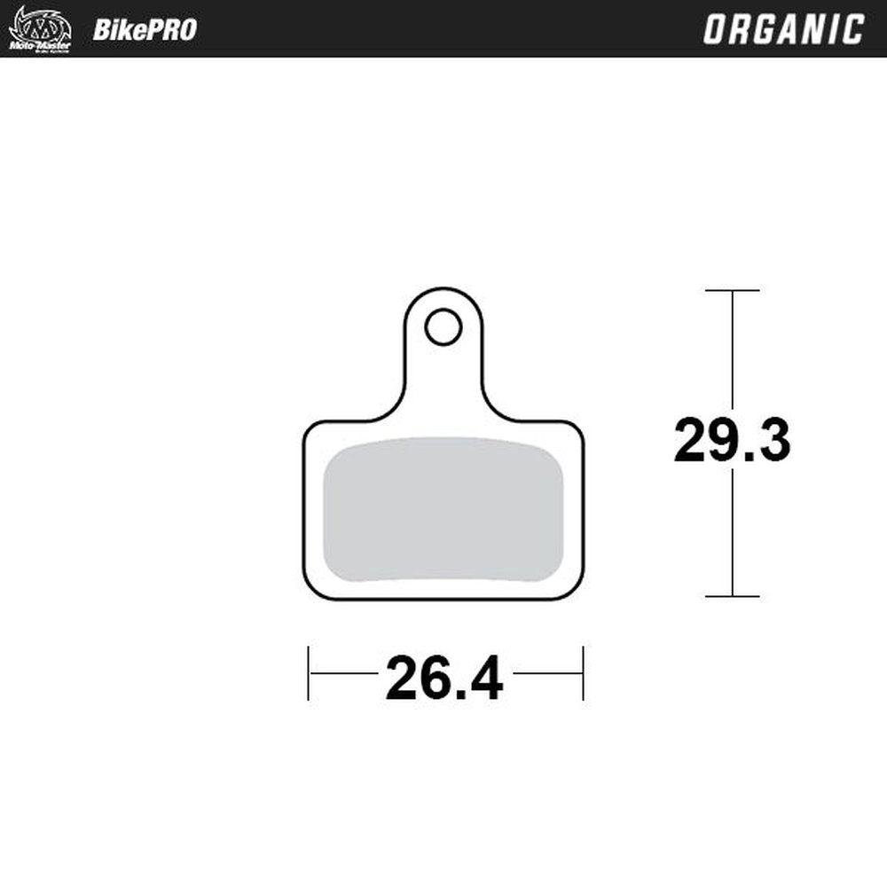 MOTO-MASTER Bremsbeläge Set organic base