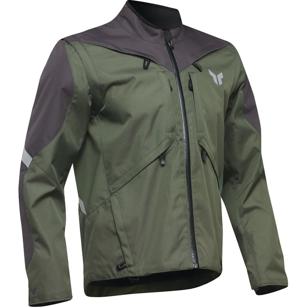THOR Terrain Enduro Jacke army grün grau