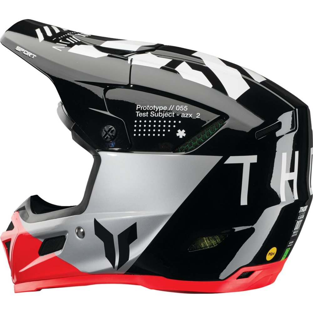 THOR Reflex Sport Motocross Helm Strike schwarz