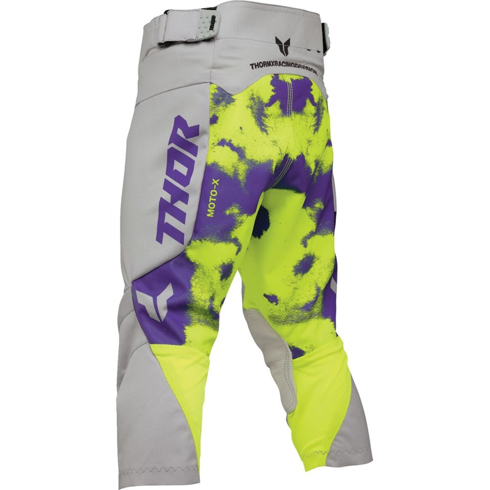 THOR Launchmode Bleach Youth Kinder Motocross Hose grau/acid neon gelb THOR Launchmode Bleach Youth Kinder Motocross Hose grau/acid neon gelb