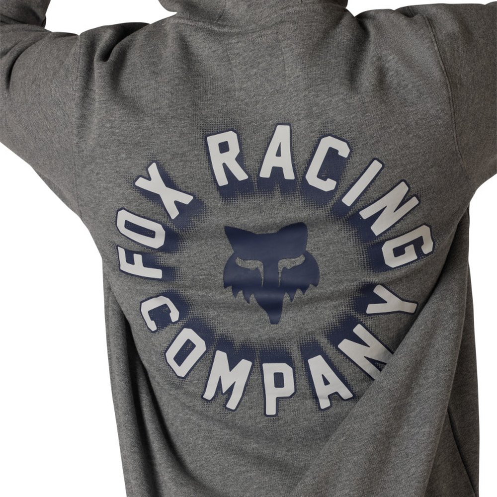 FOX BEAM Fleece PO Hoodie Kapuzen Pullover Heather Graphite