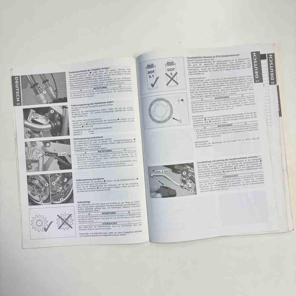 KTM 85 SX 19/16 & 17/14 2015 3213172en Motorrad-Handbuch gebraucht