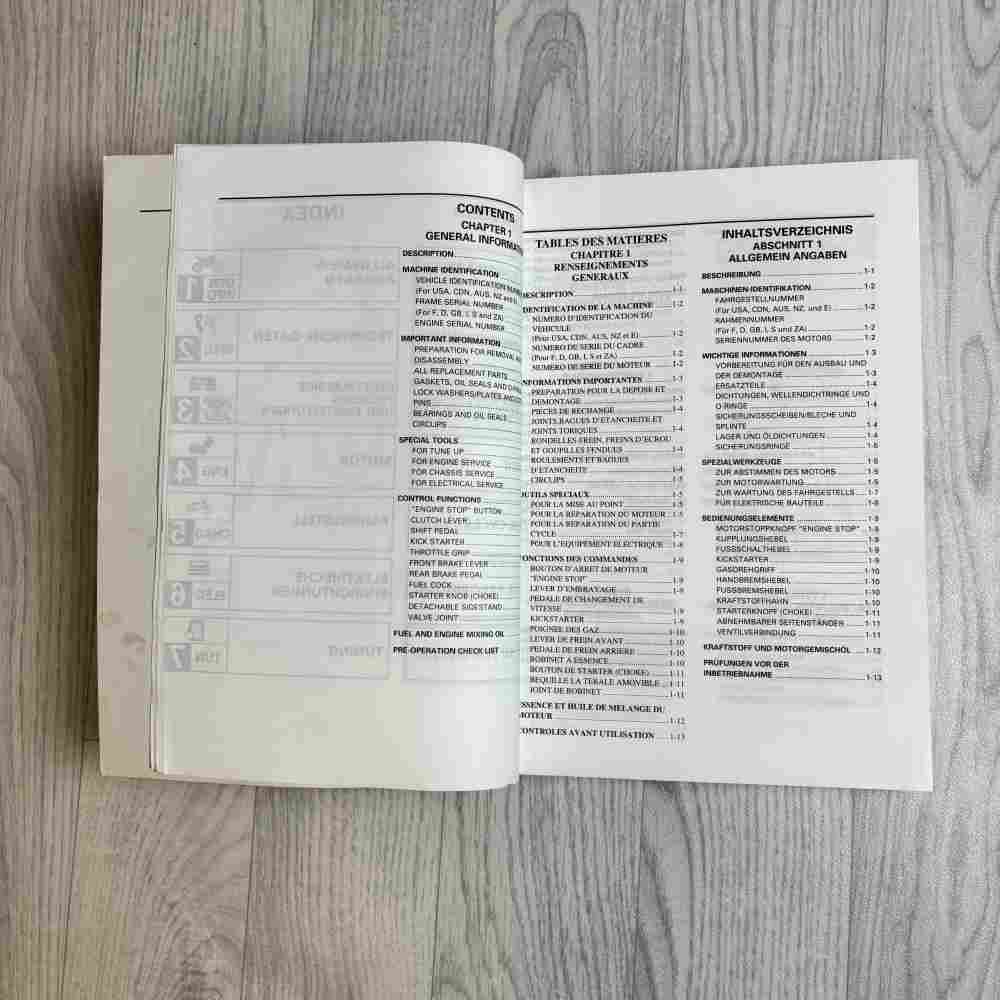 YAMAHA YZ 80 (G)/LC & YZ 80 LW (G) 1995 4ES-28199-82 Motorrad-Handbuch gebraucht