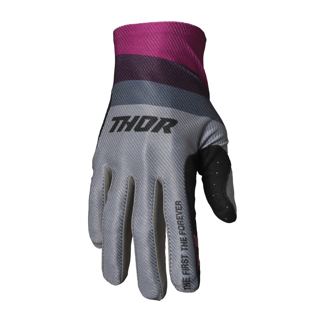 THOR Assist React MTB Handschuhe grau lila