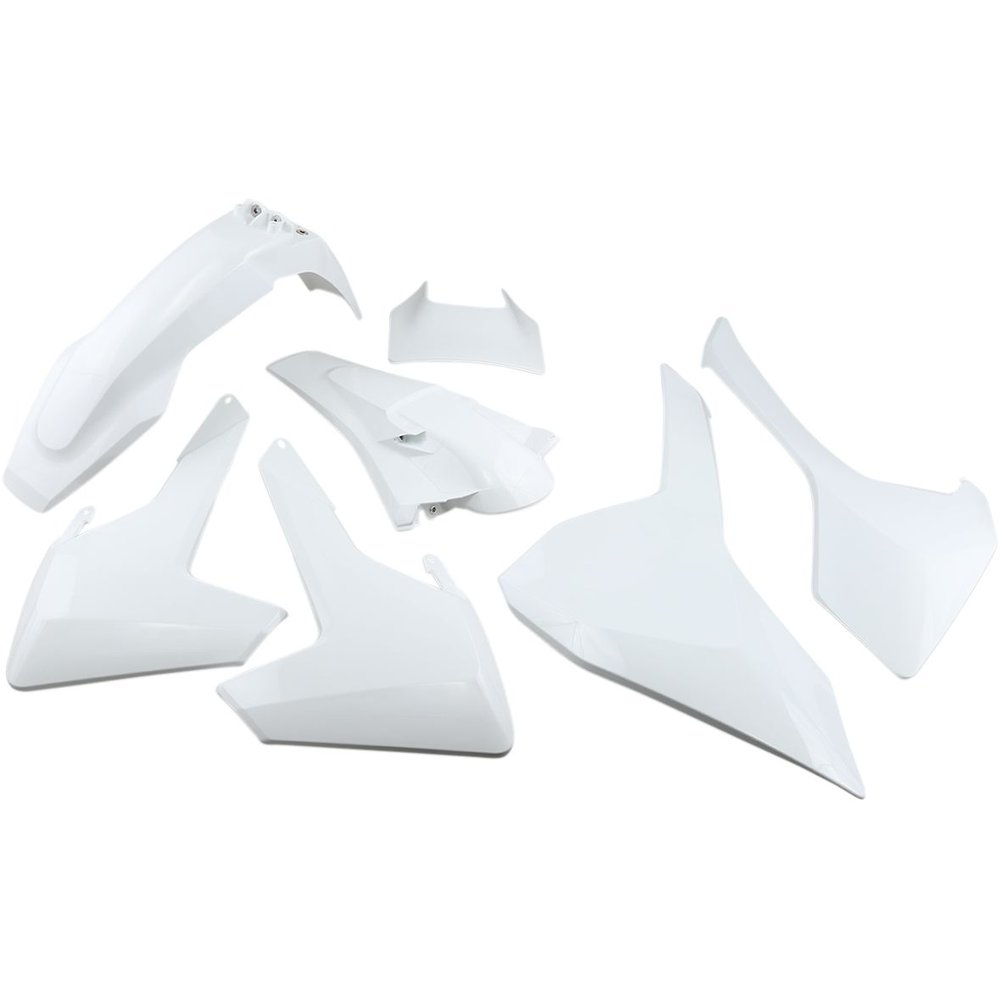 UFO Komplettes Karosserie-Kit Plastikteile Husqvarna TX/TE/FE 17-19 weiss UFO Komplettes Karosserie-Kit Plastikteile Husqvarna TX/TE/FE 17-19 weiss