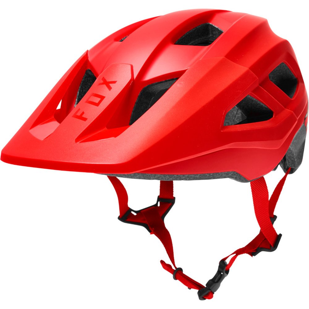 FOX MAINFRAME HELMET TRVRS MTB Helm Neon Rot