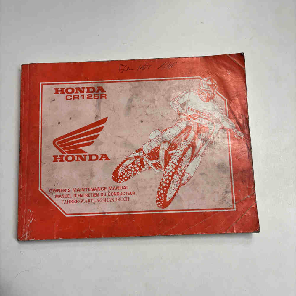 HONDA CR 125 R 1993 67KZ4620 00X67-KZ4-6200 Motorrad-Handbuch gebraucht