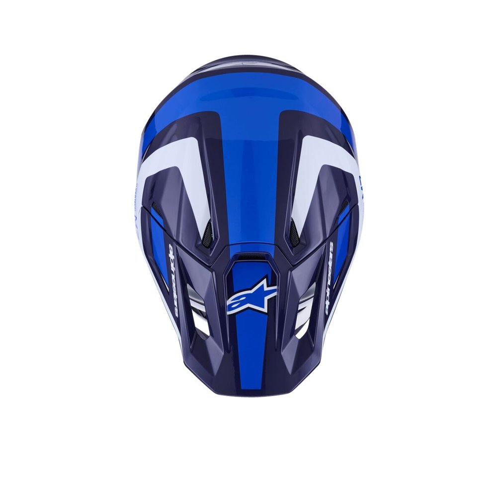ALPINESTARS Supertech M7 Rise Motocross Helm blau/weiss