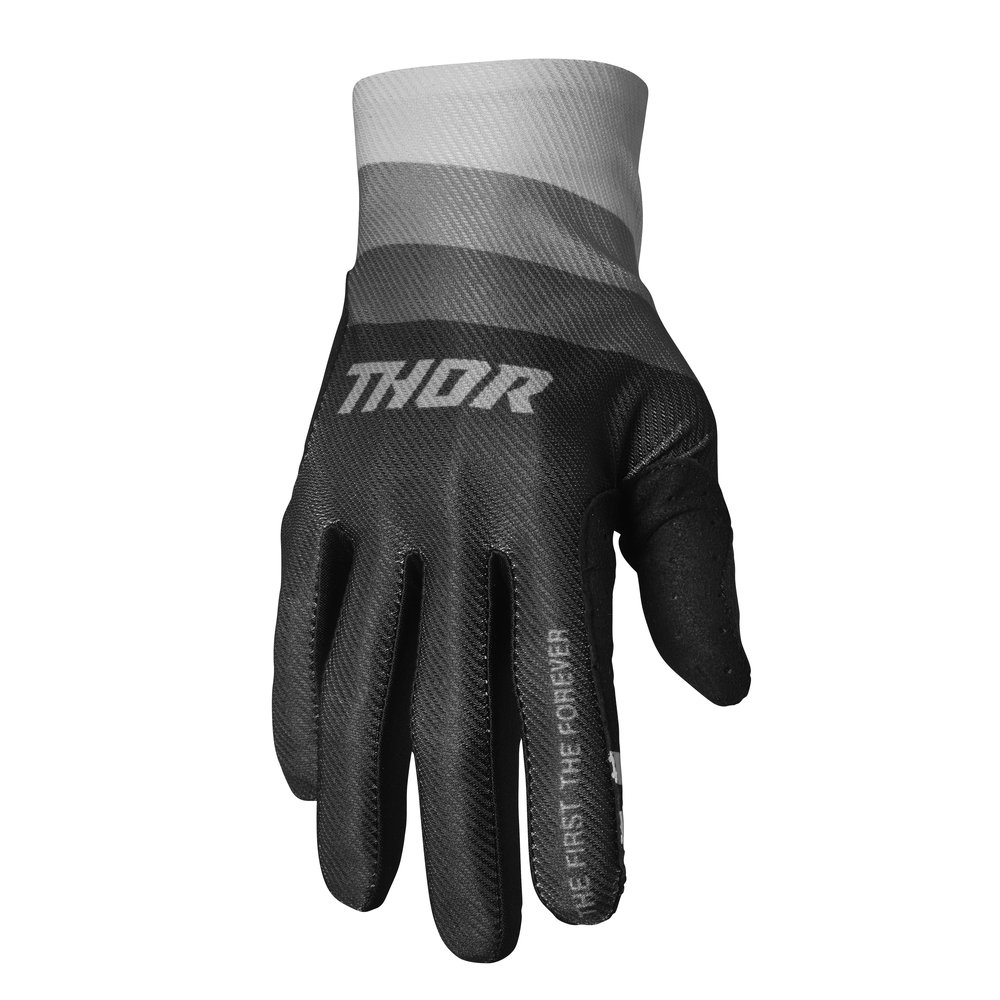THOR Assist React MTB Handschuhe schwarz grau THOR Assist React MTB Handschuhe schwarz grau
