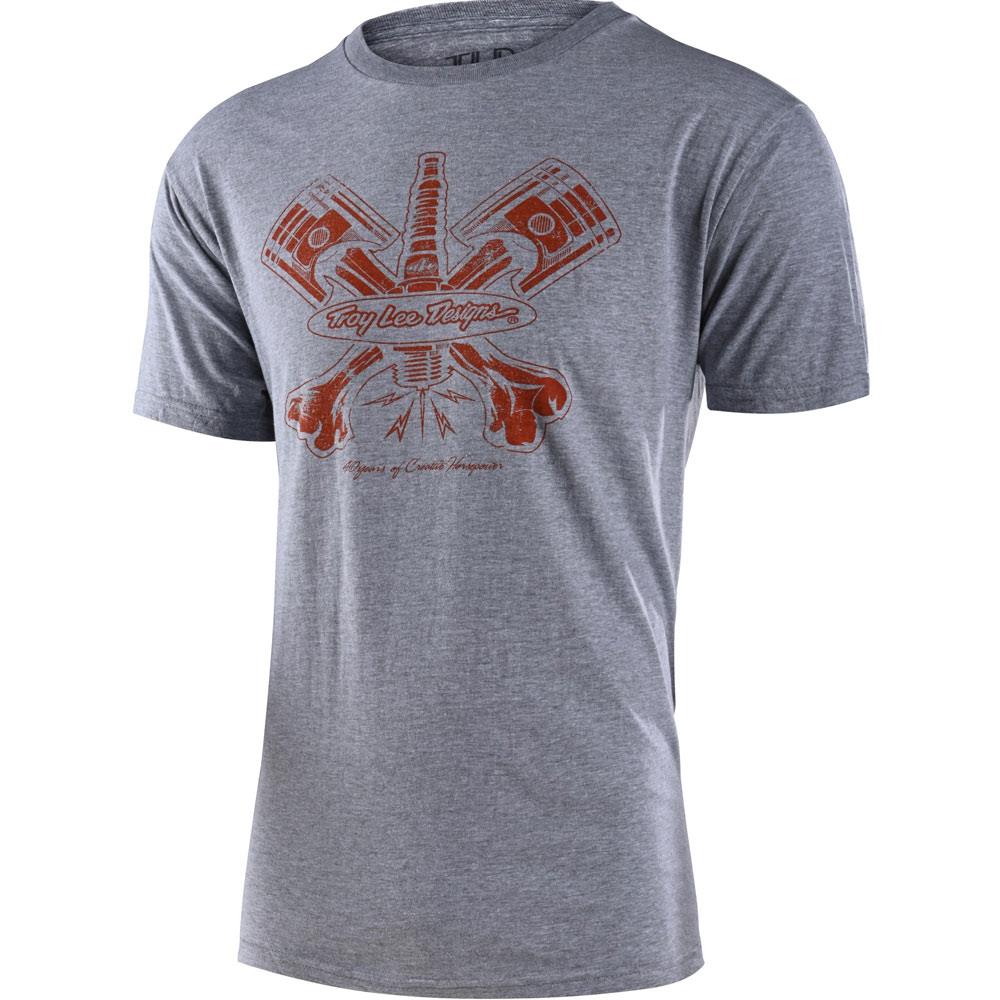 TROY LEE DESIGNS Pistonbone T-Shirt heather grau TROY LEE DESIGNS Pistonbone T-Shirt heather grau