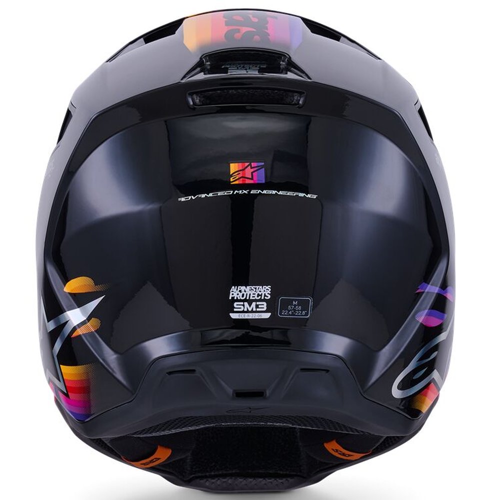 ALPINESTARS Supertech M3 Force Motocross Helm schwarz-glossy ALPINESTARS Supertech M3 Force Motocross Helm schwarz-glossy