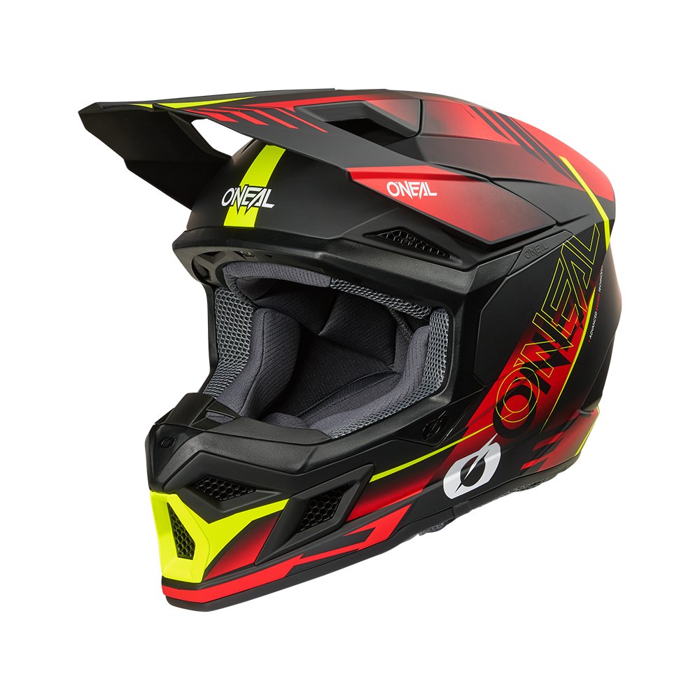 ONEAL 3SRS Motocross Helm Haze schwarz/rot/neon gelb ONEAL 3SRS Motocross Helm Haze schwarz/rot/neon gelb