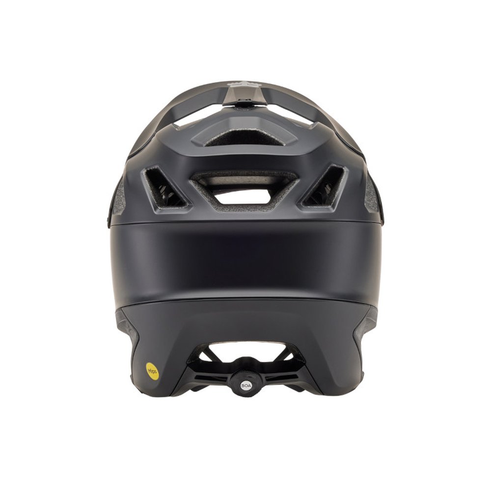 FOX DROPFRAME PRO MATTE BLACK Halbschale MTB Helm Matt Schwarz