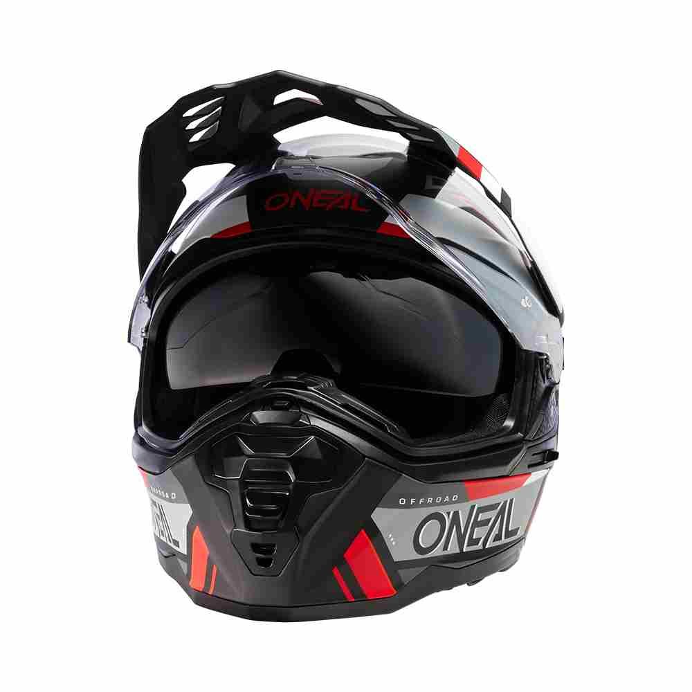 ONEAL D-SRS Square Enduro Motorrad Helm schwarz grau rot ONEAL D-SRS Square Enduro Motorrad Helm schwarz grau rot
