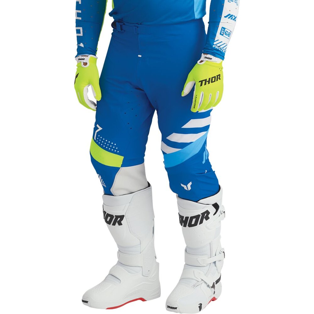 THOR Sportmode Synth Motocross Hose blau