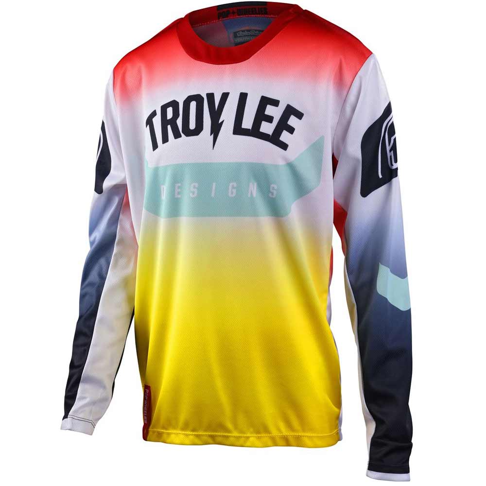 TROY LEE DESIGNS GP Arc Youth Kinder Jersey gelb rot TROY LEE DESIGNS GP Arc Youth Kinder Jersey gelb rot