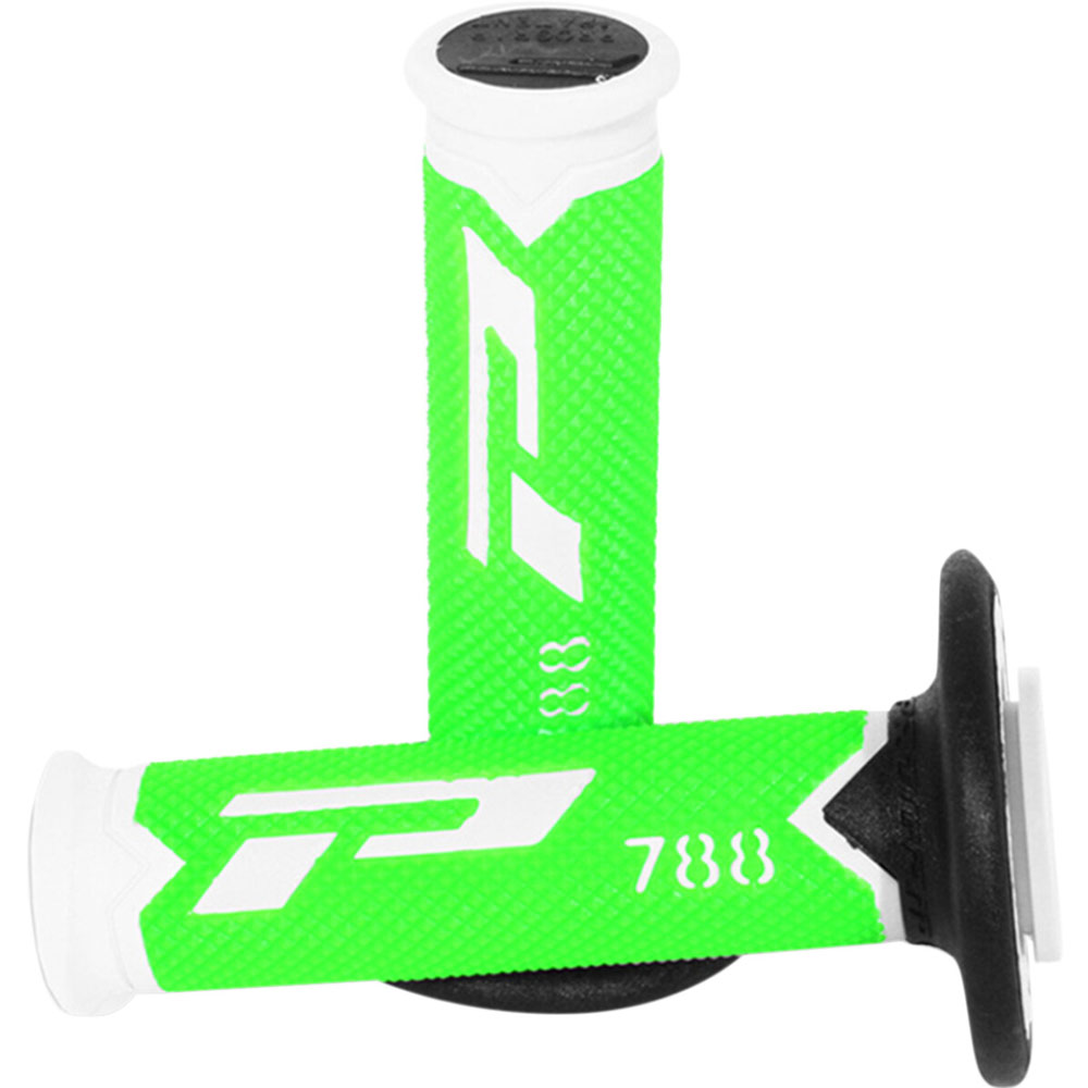 PROGRIP 788 Triple Density Motocross Griffe weiss schwarz grün