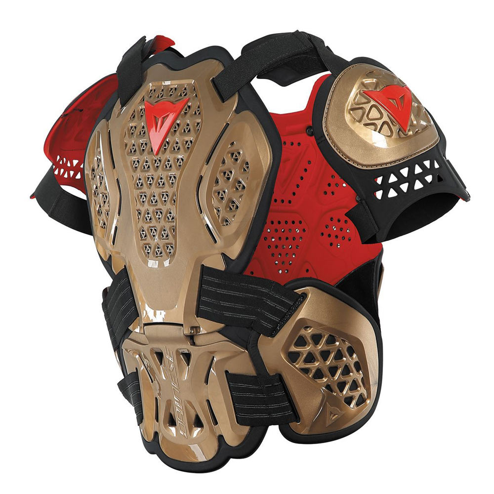 DAINESE MX2 Brustpanzer gold schwarz DAINESE MX2 Brustpanzer gold schwarz