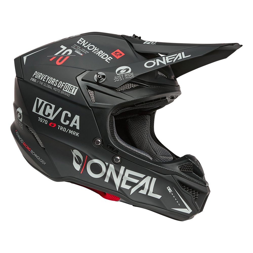ONEAL 5SRS Polyacrylite Helm Brand schwarz/grau ONEAL 5SRS Polyacrylite Helm Brand schwarz/grau