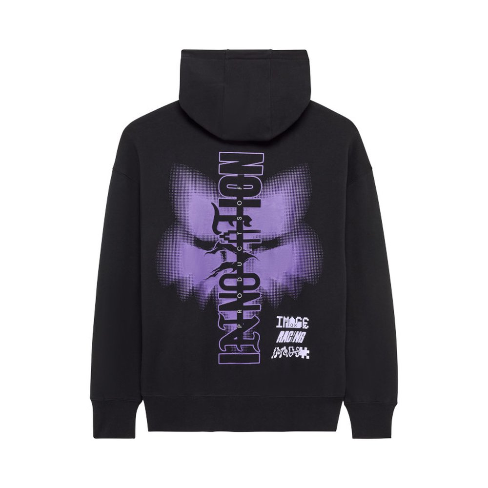 FOX IMAGE PHANTOM OVERSIZED FLC PO Hoodie Kapuzen Pullover Black