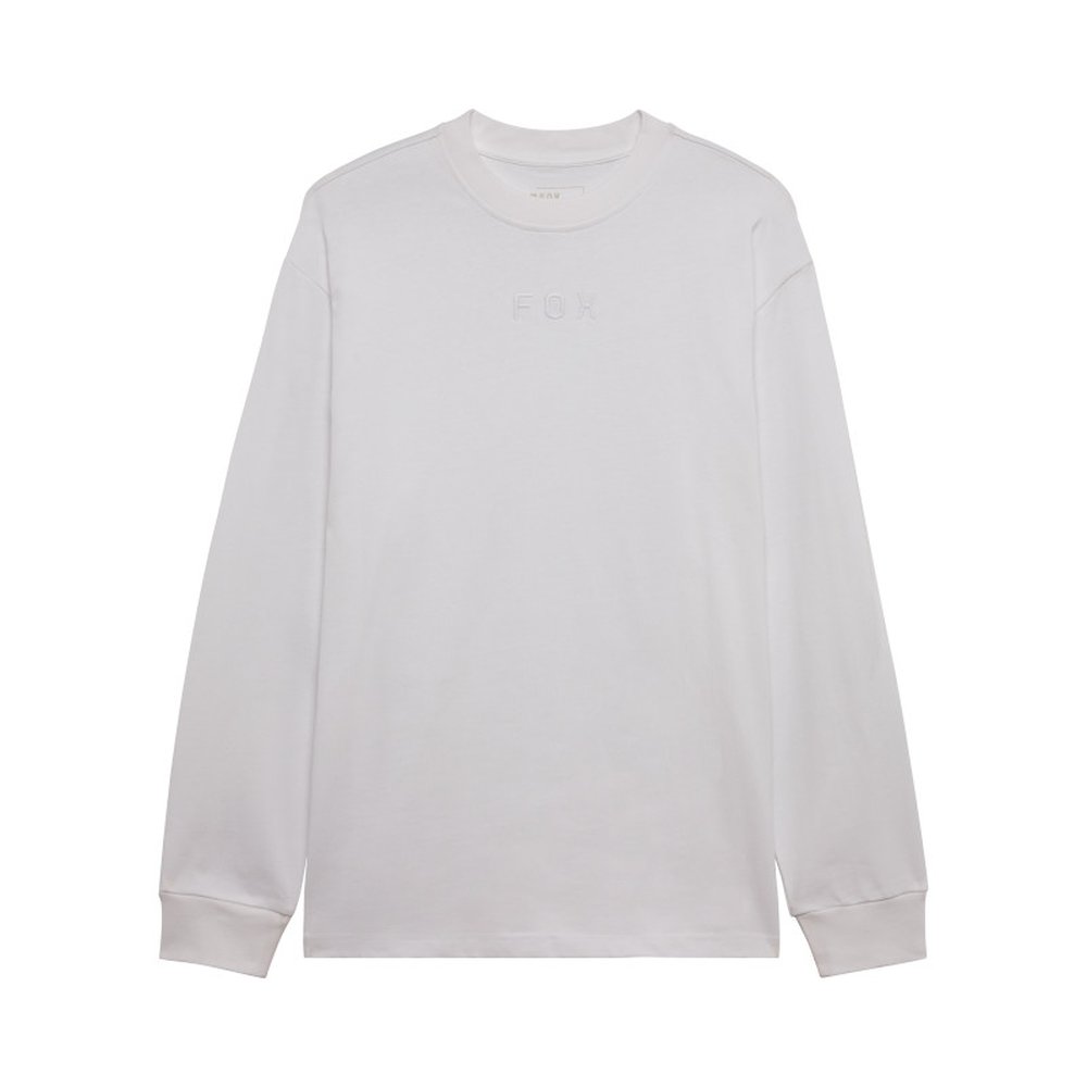 FOX WORDMARK OVERSIZED LS TEE Longsleeve Shirt langärmig Optic Weiss