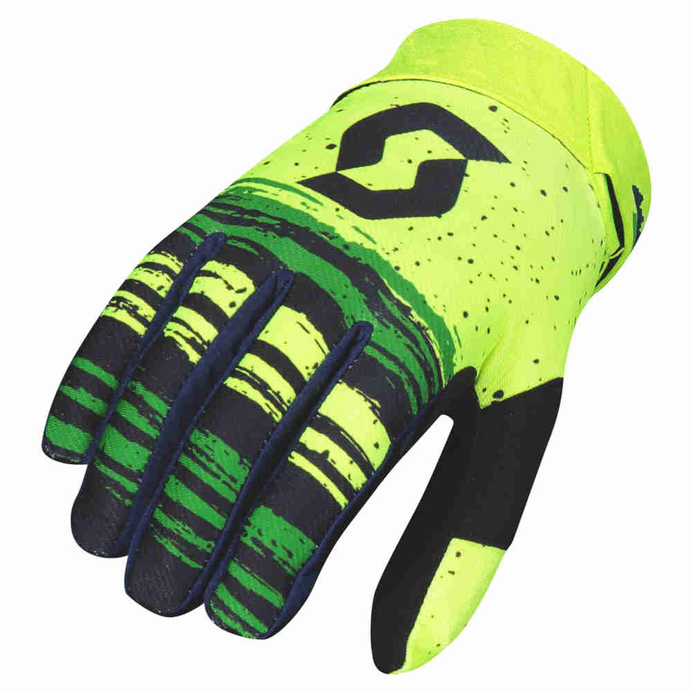 SCOTT 450 Noise Handschuhe blau gelb SCOTT 450 Noise Handschuhe blau gelb